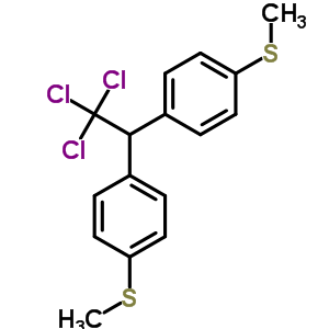2,2-雙(p-(甲基硫代)苯基)-1,1,1-三氯-乙烷結(jié)構(gòu)式_19679-38-0結(jié)構(gòu)式