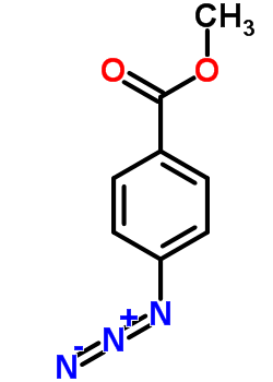 4-疊氮基苯甲酸甲酯結(jié)構(gòu)式_20442-96-0結(jié)構(gòu)式