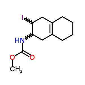 n-(3-碘-1,2,3,4,5,6,7,8-八氫萘-2-基)氨基甲酸甲酯結(jié)構(gòu)式_20646-94-0結(jié)構(gòu)式
