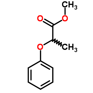 2-苯氧基丙酸甲酯結(jié)構(gòu)式_2065-24-9結(jié)構(gòu)式