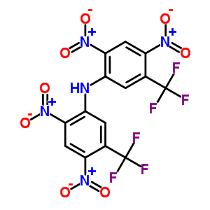 N-[2,4-二硝基-5-(三氟甲基)苯基]-2,4-二硝基-5-(三氟甲基)苯胺結(jié)構(gòu)式_21299-50-3結(jié)構(gòu)式