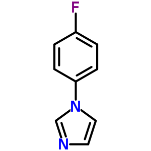 1-(4-氟苯基)咪唑結構式_21441-24-7結構式