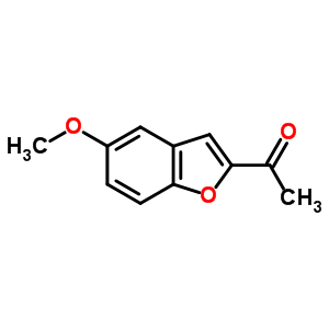 1-(5-甲氧基-2-苯并呋喃)乙酮結構式_21587-39-3結構式