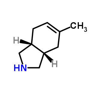 (3As,7ar)-5-甲基-2,3,3a,4,7,7a-六氫-1H-異吲哚結(jié)構(gòu)式_21764-64-7結(jié)構(gòu)式