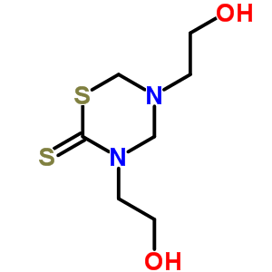 四氫-3,5-雙(2-羥基乙基)-2H-1,3,5-噻二嗪-2-硫酮結(jié)構(gòu)式_21808-53-7結(jié)構(gòu)式