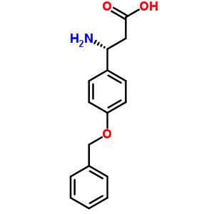 (R)-3-(對(duì)芐氧基苯基)-beta-丙氨酸結(jié)構(gòu)式_218608-77-6結(jié)構(gòu)式