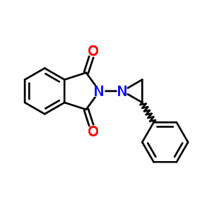 2-(2-苯基-1-氮丙啶)-1H-異吲哚-1,3(2H)-二酮結(jié)構(gòu)式_21865-87-2結(jié)構(gòu)式