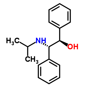 (1R,2s)-2-(異丙基氨基)-1,2-二苯乙醇結(jié)構(gòu)式_222555-57-9結(jié)構(gòu)式