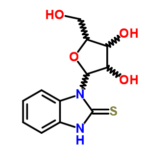 1,3-二氫-1-b-d-呋核亞硝脲-2H-苯并咪唑-2-硫酮結(jié)構(gòu)式_22423-43-4結(jié)構(gòu)式