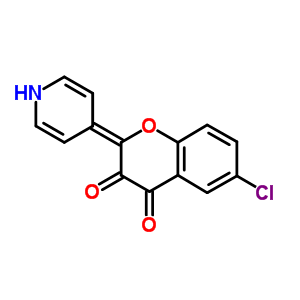 6-氯-3-羥基-2-(4-吡啶)-4H-1-苯并吡喃-4-酮結構式_2269-35-4結構式