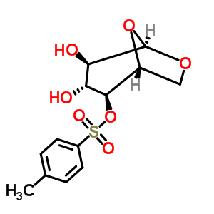 1,6-脫水-4-鄰甲苯磺?；?beta-d-吡喃葡萄糖結(jié)構(gòu)式_23643-29-0結(jié)構(gòu)式