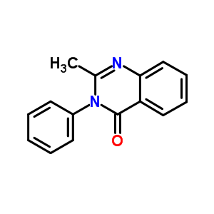 2-甲基-3-苯基喹唑啉-4(3H)-酮結構式_2385-23-1結構式