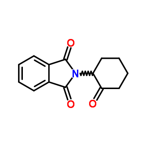 2-(2-氧代環(huán)己基)-1H-異吲哚-1,3(2H)-二酮結構式_24037-87-4結構式