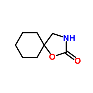 1-噁-3-氮雜螺[4.5]-2-癸酮結構式_24247-68-5結構式