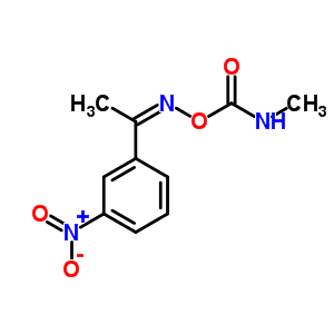 (9CI)-1-(3-硝基苯基)-乙酮 O-[(甲基氨基)羰基]肟結(jié)構(gòu)式_24303-47-7結(jié)構(gòu)式