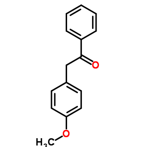 2-(4-甲氧基苯基)-1-苯基乙酮結(jié)構(gòu)式_24845-40-7結(jié)構(gòu)式