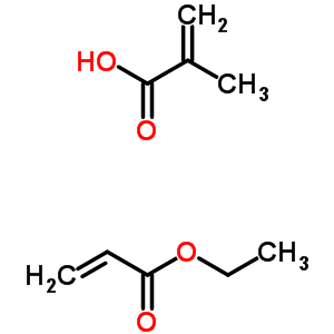 2-Propenoic acid, 2-methyl-, polymer with ethyl 2-propenoateStructure,25212-88-8Structure 2-Propenoic acid, 2-methyl-, polymer with ethyl 2-propenoate Structure,25212-88-8Structure