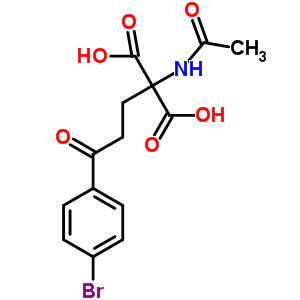 2-(乙?；被?-2-[3-(4-溴苯基)-3-氧代丙基]-丙二酸結(jié)構(gòu)式_2545-53-1結(jié)構(gòu)式