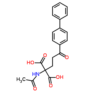 2-(乙?；被?-2-(3-[1,1-聯苯]-4-基-3-氧代丙基)-丙二酸結構式_2545-54-2結構式
