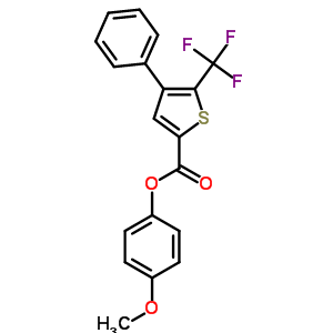 4-甲氧基苯基4-苯基-5-(三氟甲基)噻吩-2-羧酸結(jié)構(gòu)式_256348-29-5結(jié)構(gòu)式