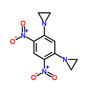 (9CI)-1,1-(4,6-二硝基-1,3-亞苯基)雙-氮丙啶結(jié)構(gòu)式_27091-25-4結(jié)構(gòu)式
