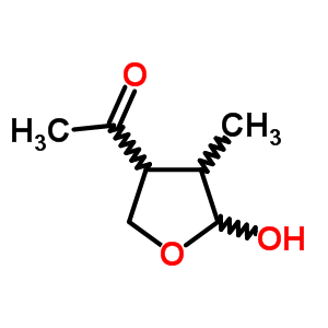 1-[(3S,4R)-四氫-5-羥基-4-甲基-3-呋喃]-乙酮結(jié)構(gòu)式_27098-03-9結(jié)構(gòu)式