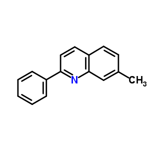 7-甲基-2-苯基喹啉結(jié)構(gòu)式_27356-39-4結(jié)構(gòu)式