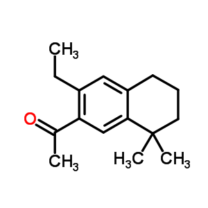 1-(3-乙基-5,6,7,8-四氫-8,8-二甲基-2-萘)-乙酮結(jié)構(gòu)式_27413-60-1結(jié)構(gòu)式