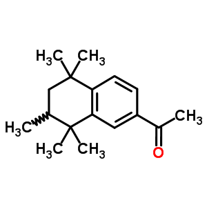 1-(5,6,7,8-四氫-5,5,7,8,8-五甲基-2-萘)-乙酮結(jié)構(gòu)式_27413-61-2結(jié)構(gòu)式