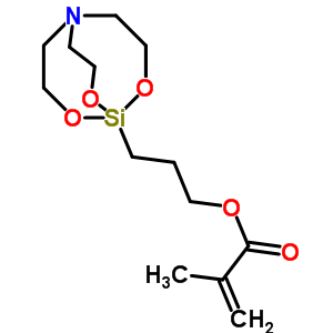 甲基丙烯酰氧丙基雜氮硅三環(huán)結(jié)構(gòu)式_27692-57-5結(jié)構(gòu)式