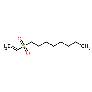 1-(乙烯磺?；?-辛烷結(jié)構(gòu)式_28345-91-7結(jié)構(gòu)式