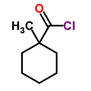 1-甲基-1-環(huán)己烷羧酸氯化物結(jié)構(gòu)式_2890-61-1結(jié)構(gòu)式