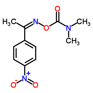 (9CI)-1-(4-硝基苯基)-乙酮 O-[(二甲基氨基)羰基]肟結(jié)構(gòu)式_30288-95-0結(jié)構(gòu)式