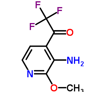 (9ci)-1-(3-氨基-2-甲氧基-4-吡啶)-2,2,2-三氟-乙酮結(jié)構(gòu)式_302934-01-6結(jié)構(gòu)式