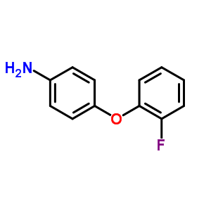 4-(2-氟苯氧基)苯胺結(jié)構(gòu)式_305801-12-1結(jié)構(gòu)式
