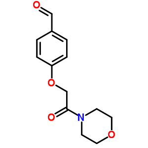 4-(2-嗎啉-4-基-2-氧代-乙氧基)-苯甲醛結構式_30817-36-8結構式