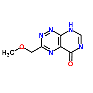 3-(甲氧基甲基)-嘧啶并[5,4-e]-1,2,4-噻嗪-5(6h)-酮結(jié)構(gòu)式_30855-58-4結(jié)構(gòu)式