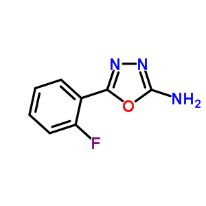 5-(2-氟苯基)-1,3,4-噁二唑-2-胺結(jié)構(gòu)式_312272-59-6結(jié)構(gòu)式