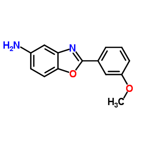 2-(3-甲氧基苯基)-1,3-苯并噁唑-5-胺結(jié)構(gòu)式_313527-38-7結(jié)構(gòu)式