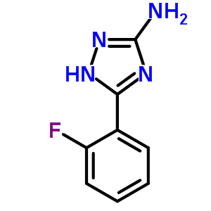 5-(2-氟苯基)-4H-1,2,4-噻唑-3-胺結(jié)構(gòu)式_313662-92-9結(jié)構(gòu)式