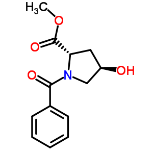 n-苯甲?；?4-羥基脯氨酸甲酯結構式_31560-20-0結構式