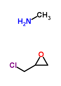 甲胺聚合物與(氯甲基)環(huán)氧乙烷結(jié)構(gòu)式_31568-35-1結(jié)構(gòu)式