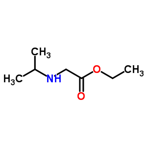 n-(1-甲基乙基)-甘氨酸乙酯結構式_3183-22-0結構式