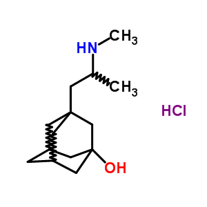 1-(2-甲基氨基丙基)-3-金剛烷醇鹽酸鹽結構式_31898-13-2結構式