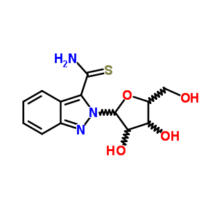 (8ci)-2-b-d-呋核亞硝脲硫代-2H-吲唑-3-羧酰胺結(jié)構(gòu)式_31899-59-9結(jié)構(gòu)式