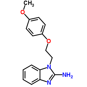 1-[2-(4-甲氧基苯氧基)-乙基]-1H-苯并咪唑-2-胺結(jié)構(gòu)式_325822-94-4結(jié)構(gòu)式