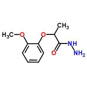 2-(2-甲氧基苯氧基)丙酰肼結(jié)構(gòu)式_330177-32-7結(jié)構(gòu)式