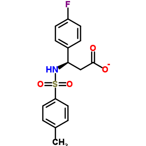 3-(4-氟苯基)-3-(甲苯-4-磺酰基氨基)-丙酸結(jié)構(gòu)式_332052-57-0結(jié)構(gòu)式