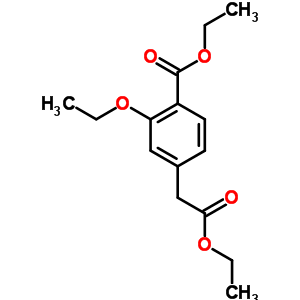 2-乙氧基-4-乙氧基羰基甲基-苯甲酸乙酯結(jié)構(gòu)式_332347-69-0結(jié)構(gòu)式