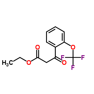 3-氧代-3-(2-(三氟甲氧基)苯基)丙酸乙酯結構式_334778-38-0結構式